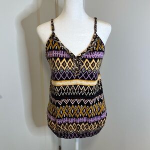KISMET Colourful Patterned V-Neck Camisole - FREE SHIPPING on Bundles $85+